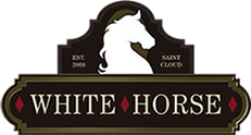 The White Horse Bar and Restaurant logo.